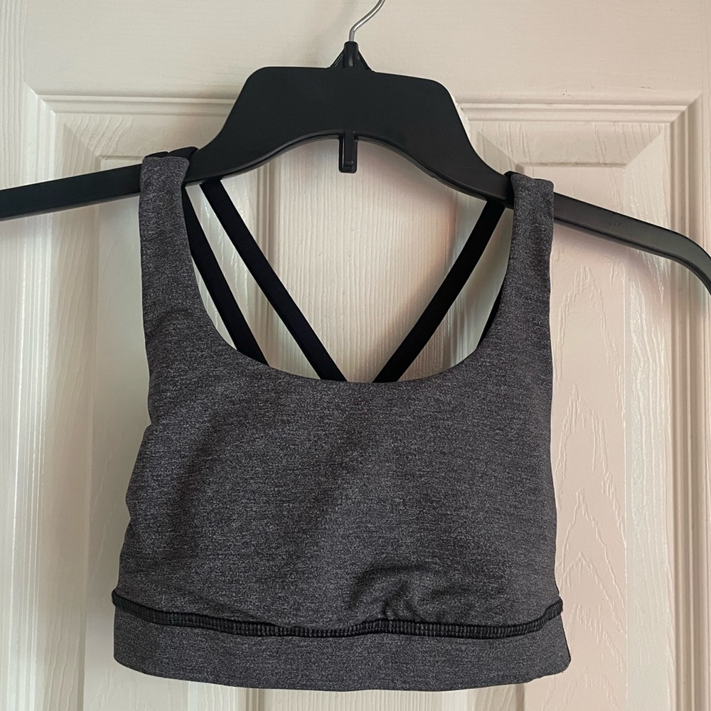 Lululemon athletica gray sports bra size 2 - Picture 1 of 3